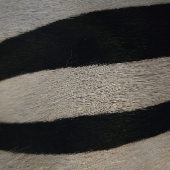 Maurizio Taiuti Zebra Print Women's Bag with Tan Accents - Picture 3 of 12